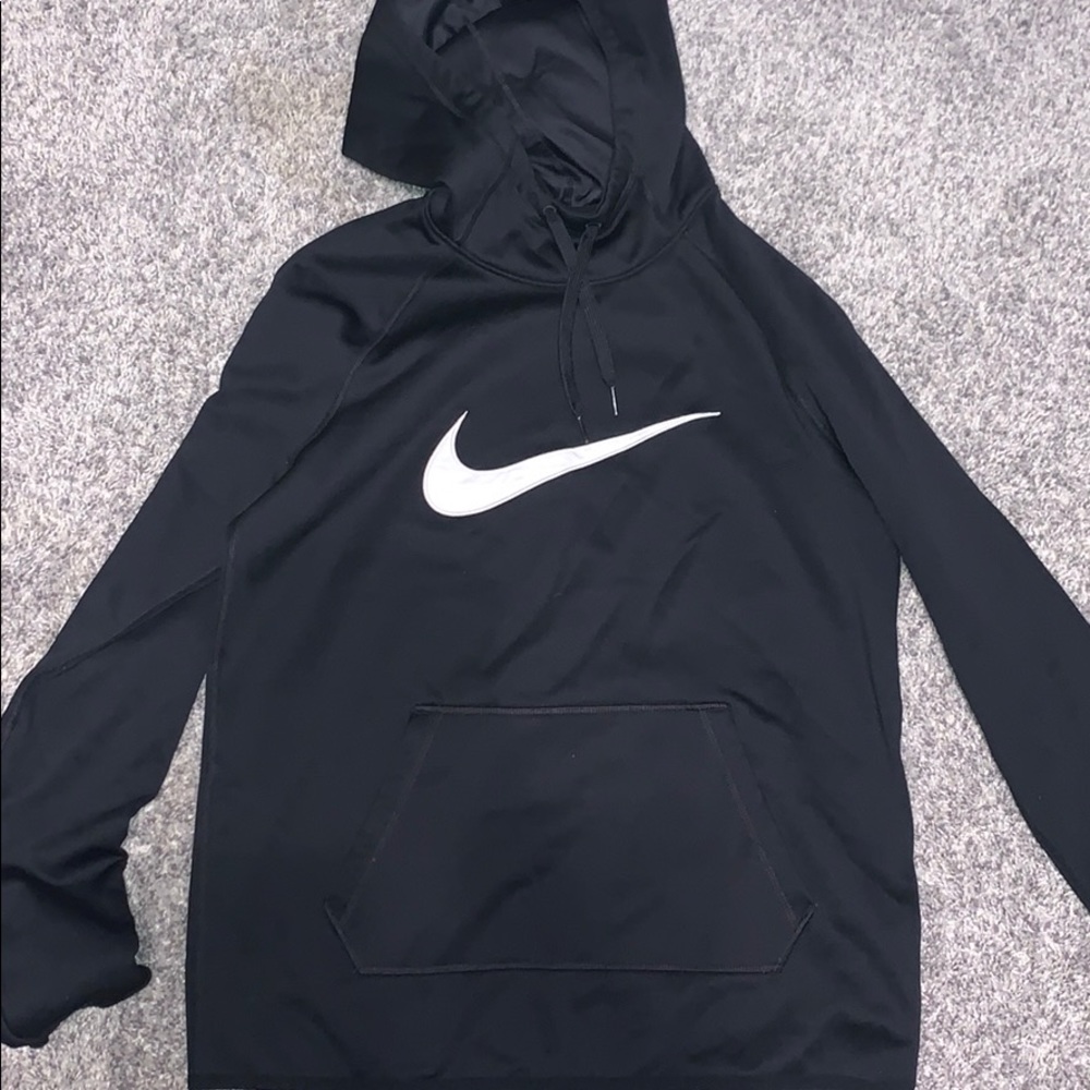 NIKE BLACK SWEATSHIRT WITH HOOD